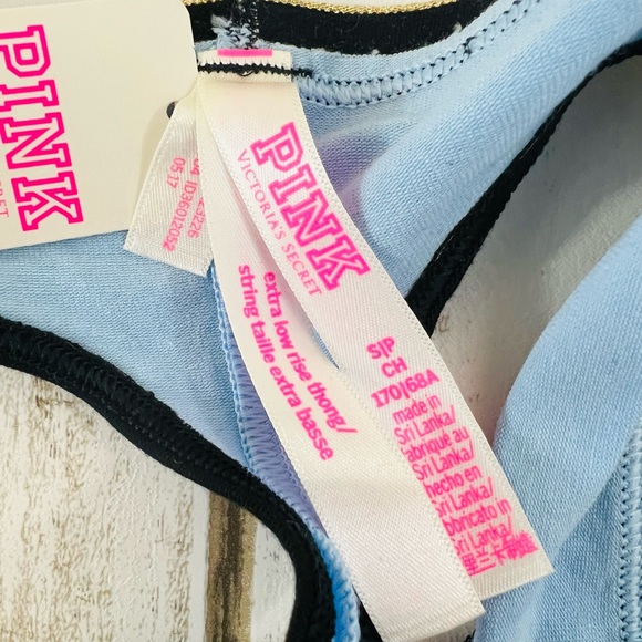 VS PINK Cotton Extra Low Rise Thong Small Tie Dye Vintage Retired Style - Picture 5 of 6